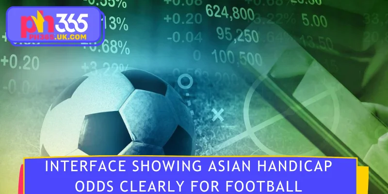 Interface showing Asian Handicap odds clearly for football