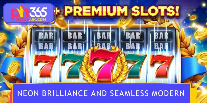 Neon brilliance and seamless modern slot