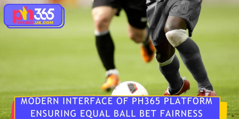 Modern interface of PH365 platform ensuring equal ball bet fairness