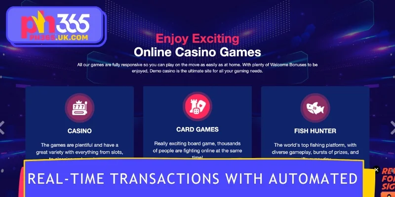 Real-time transactions with automated updates
