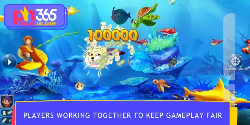 Players working together to keep gameplay fair and enjoyable