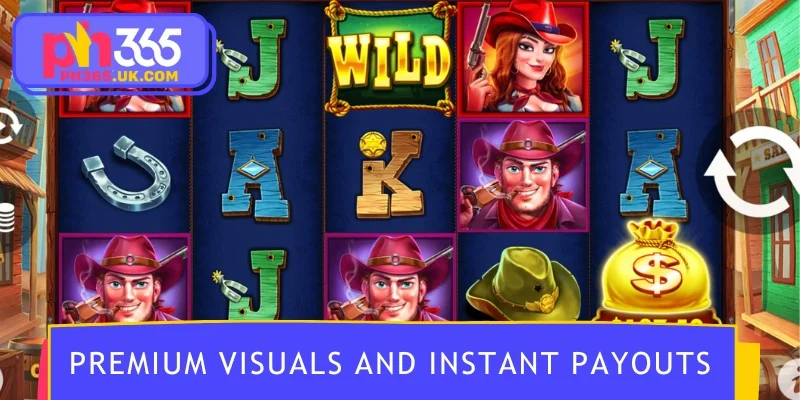 Premium visuals and instant payouts
