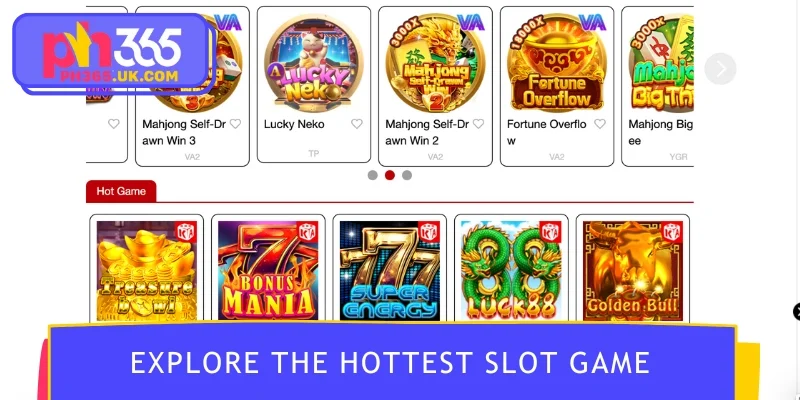 Explore the hottest games with massive rewards