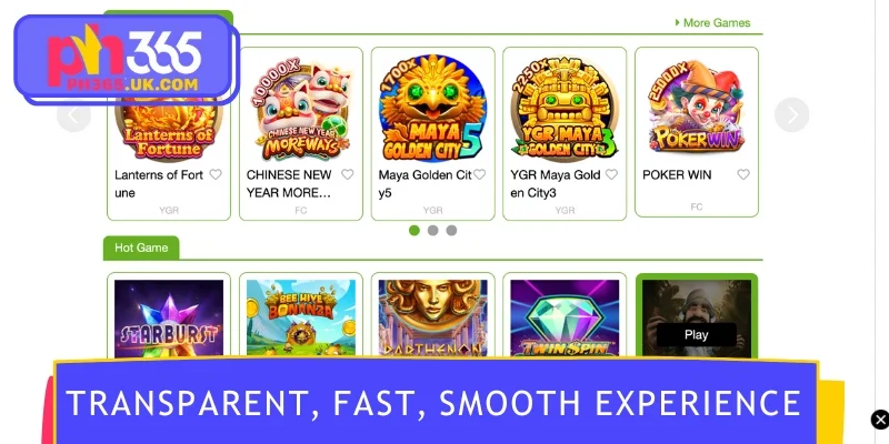 Transparent system, fast payouts, smooth experience