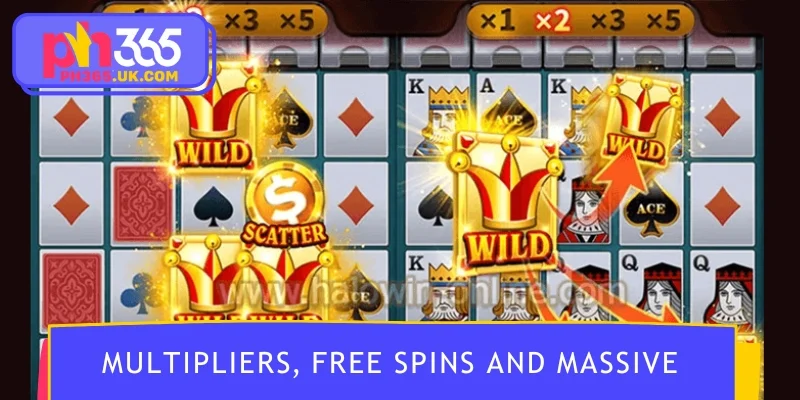 Multiliers rewards with dynamic win potential